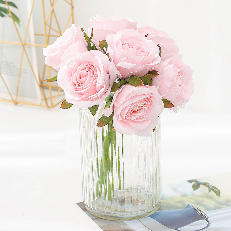 Eternal Elegance: Silk Rose Bouquet for Home Décor