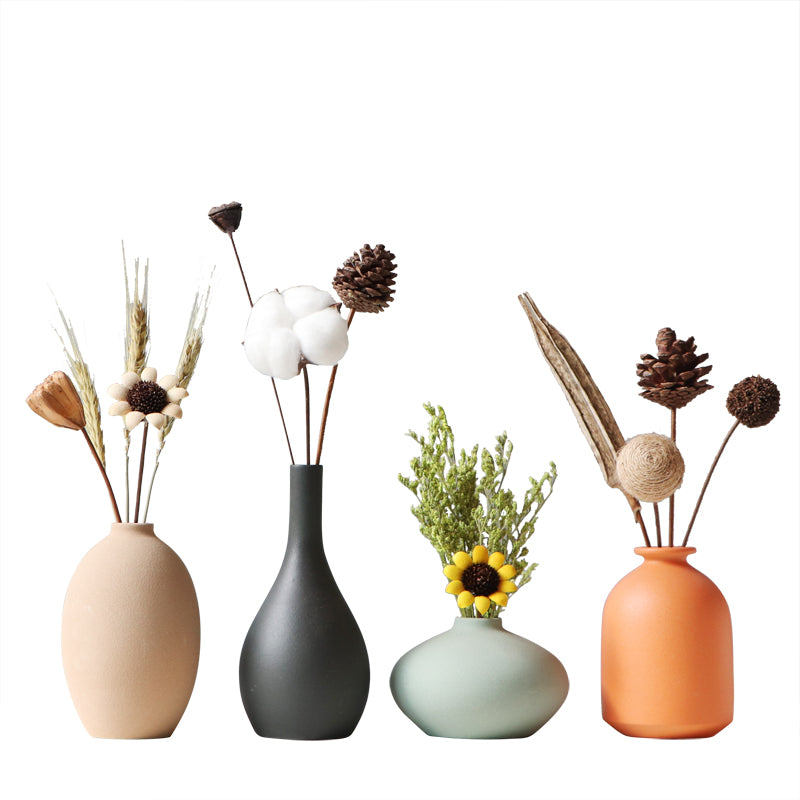 Ceramic Vase Living Room TV Cabinet Flower Stand