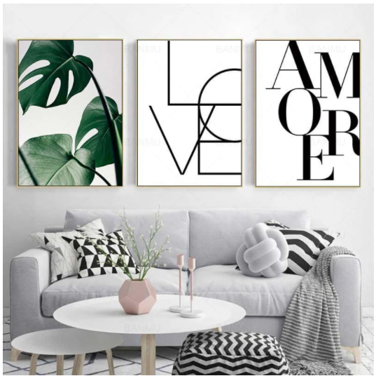 Love Amore Canvas Wall Art