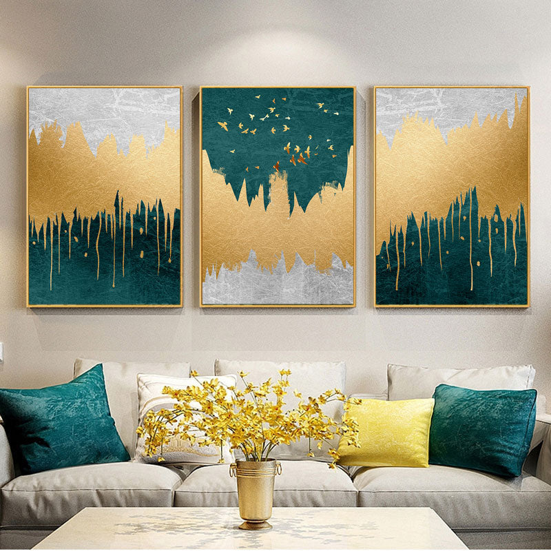 Abstract Landscape Wall Art Canvas Painting Nordic Poster