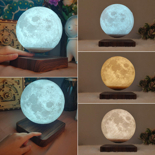 Mystical Orbit: Custom 3D Magnetic Levitation Moon Lamp