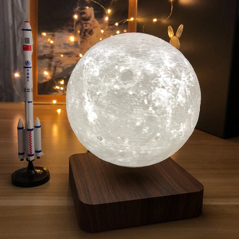 Mystical Orbit: Custom 3D Magnetic Levitation Moon Lamp