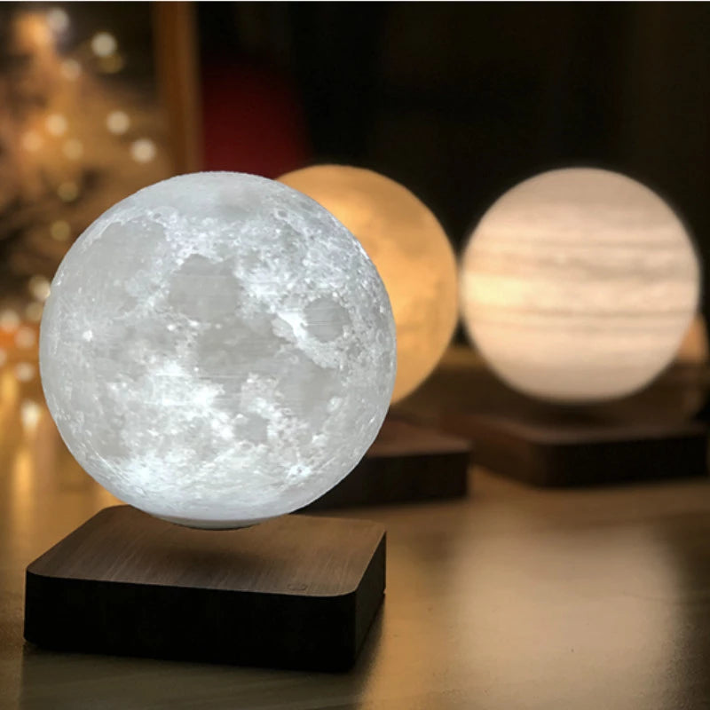 Mystical Orbit: Custom 3D Magnetic Levitation Moon Lamp