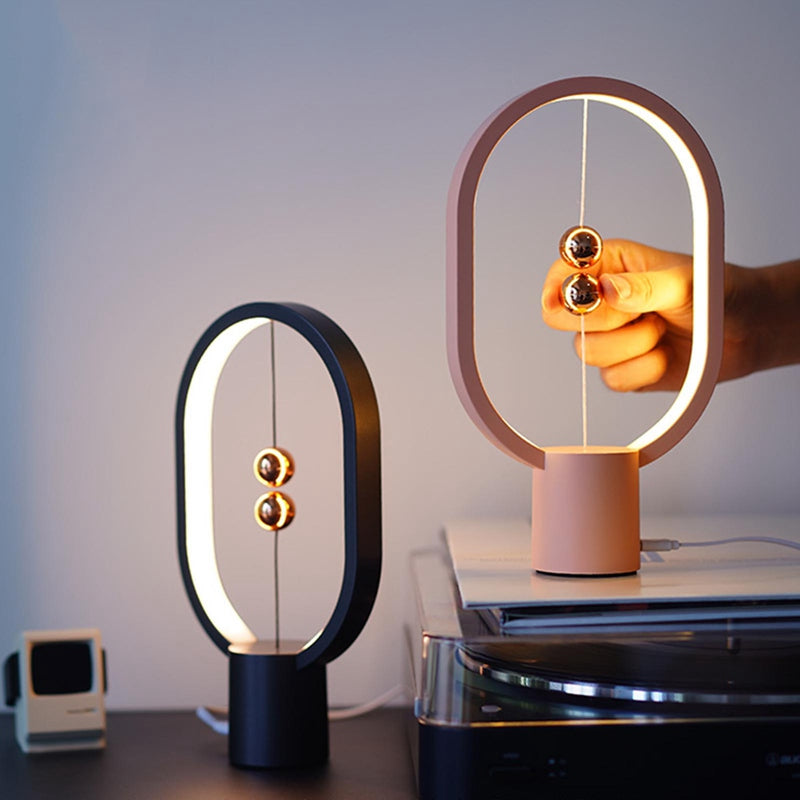 Smart Suspension: Mini USB LED Bedside Table Lamp