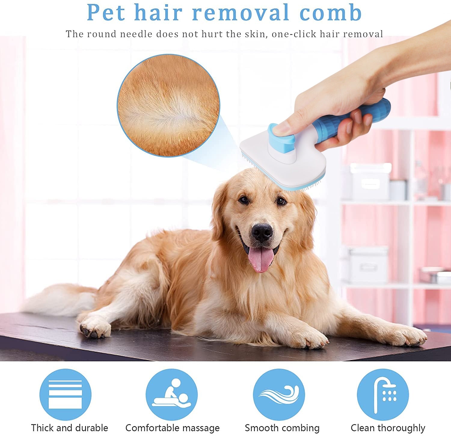 Doggone Easy Clean Pet Hair Brush